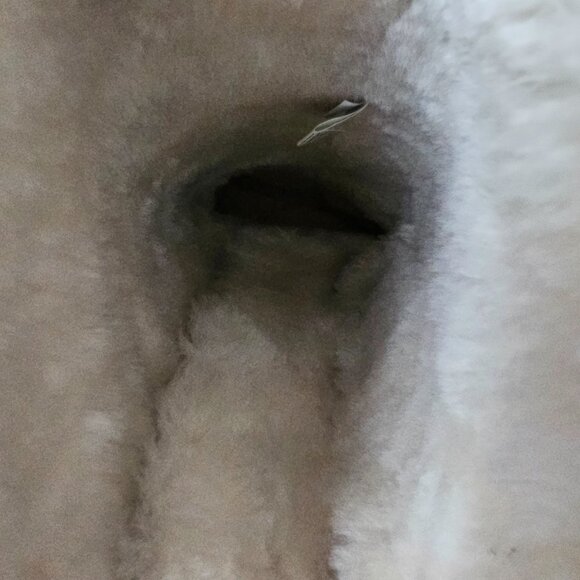 UGG Bailey Button Triplet II Tall Sheepskin Shearling Suede Wool Sand Boots - Picture 12 of 16